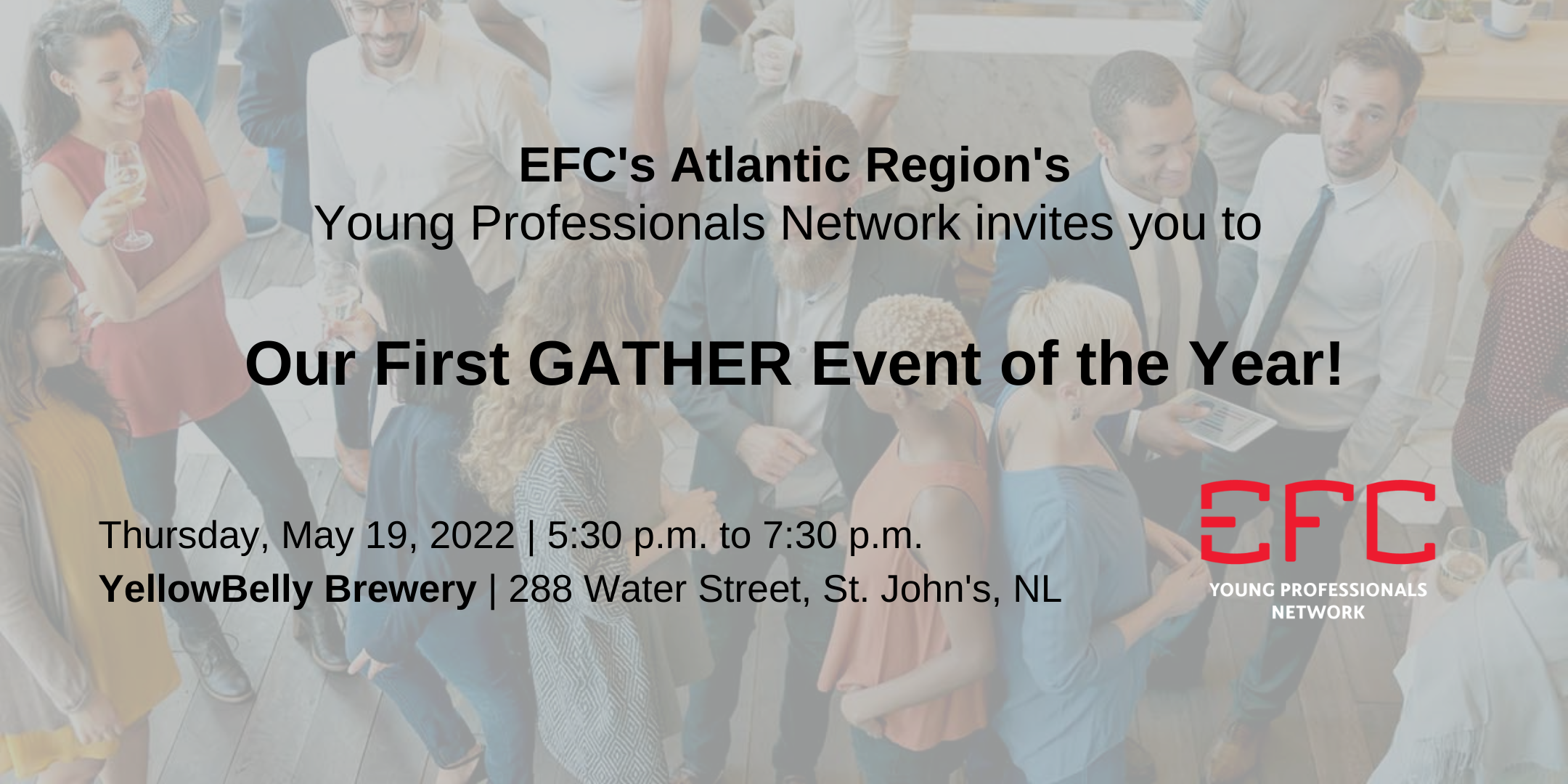 YPN Atlantic Region GATHER event Thursday, May 19, 2022 530 p.m. to 730 p.m.