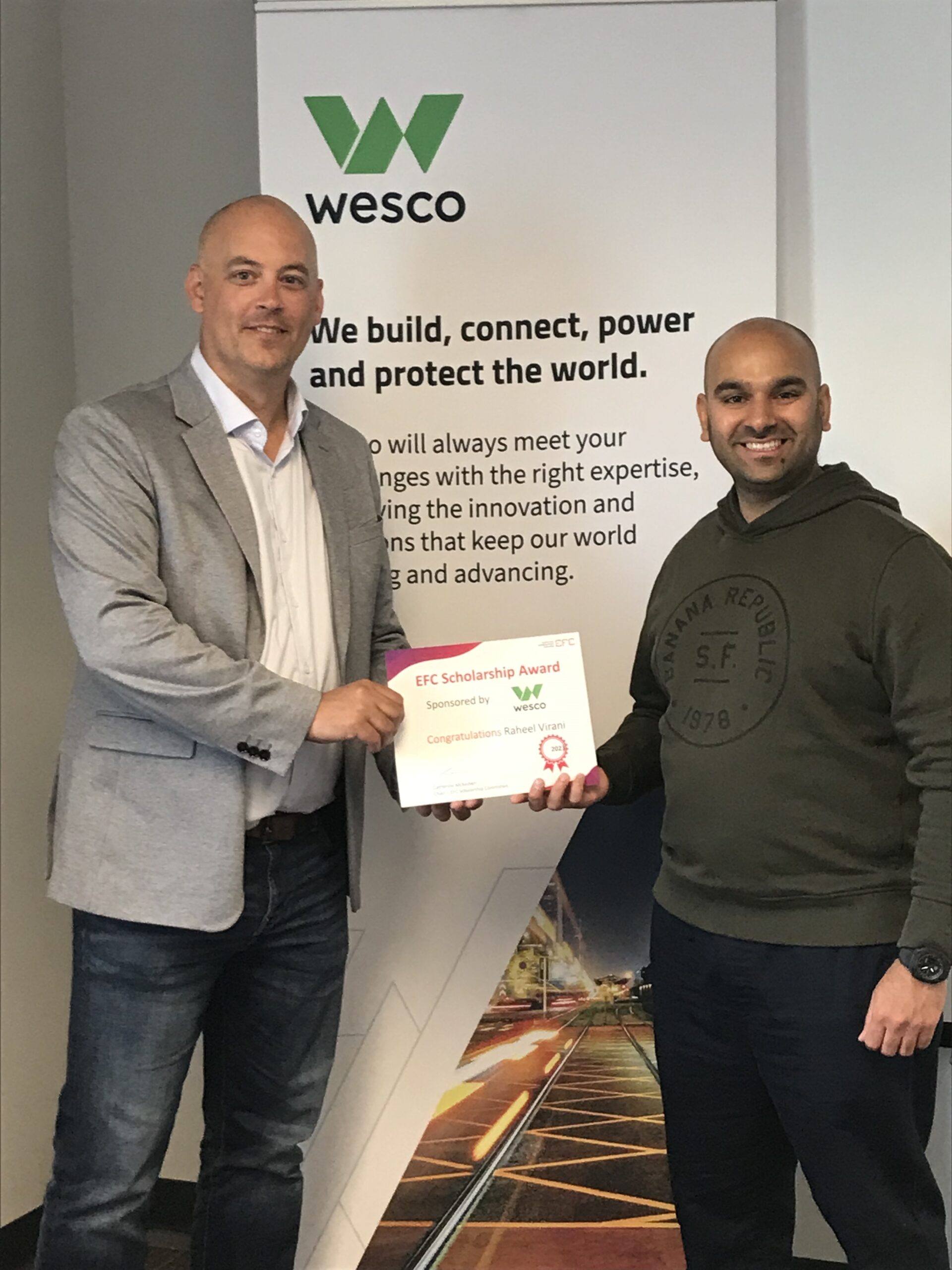 Raheel Virani - WESCO Canada Inclusion & Diversity Scholarship